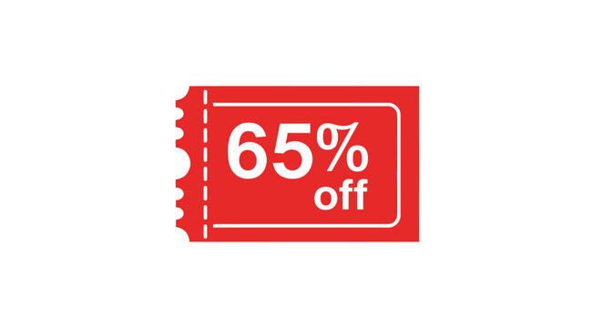 Discount coupon with percentage off.