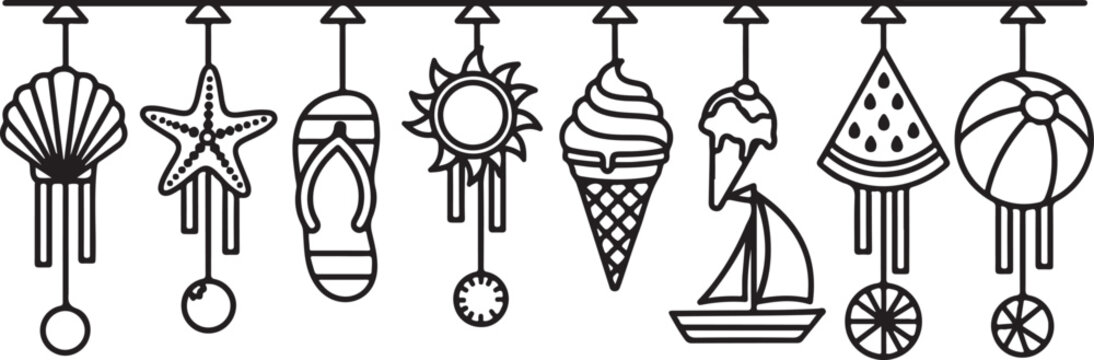 A vintage collection of decorative objects including lamps, vases, and candle holders Vector