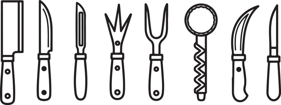 Assortment of keys and key rings on a plain background Vector