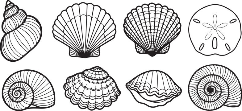 Intricate ink blots demonstrating various rorschach test patterns and designs Vector