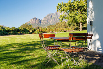 Fototapeta premium Small winery house in South Africa