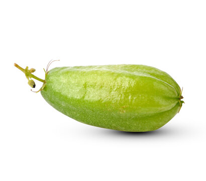 starfruit (Averrhoa bilimbi L.) belimbing wuluh. Averrhoa bilimbi fruits or Belimbing slice on a white background