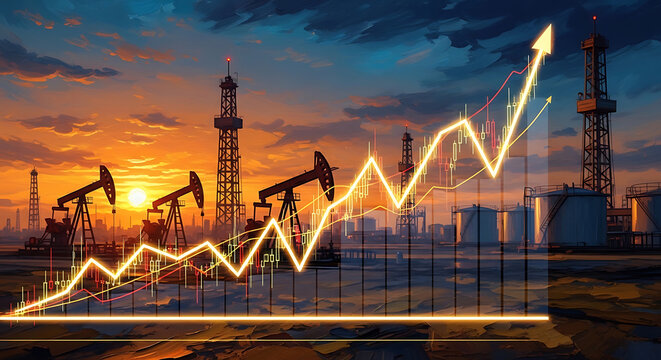 Oil price surge a dramatic rise in energy costs against industrial backdrop