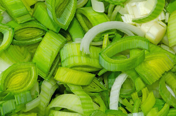 Geschnittener Lauch © Richard Oechsner