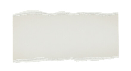 Fototapeta premium Minimal Ripped Paper Texture For Scrapbook Design Isolated on Transparent Background