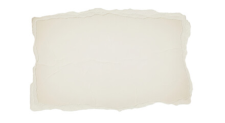 Obraz premium Minimal Ripped Paper Texture For Scrapbook Design Isolated on Transparent Background