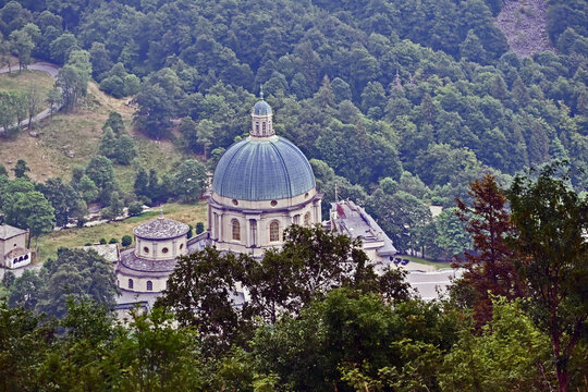 Biella, Il Santuario di Oropa, Piemonte, Italia