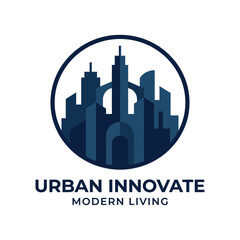Obraz premium The image showcases a modern city skyline with various architectural styles, conveying innovation, urban life, and the essence of contemporary living for city dwellers.