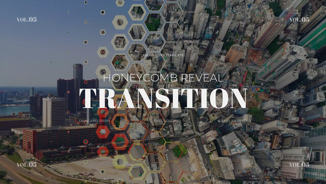 Honeycomb Reveal Transition / Horizontal / Part 05