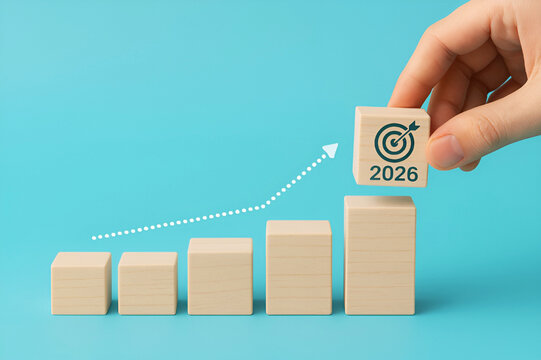 Business Goal Setting for 2026 &ndash; Strategic Growth and Achievement Concept
