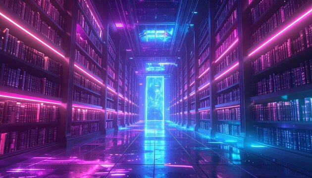 Abstract technology background featuring blue binary code patterns and futuristic digital data lines for a modern motion design wallpaper