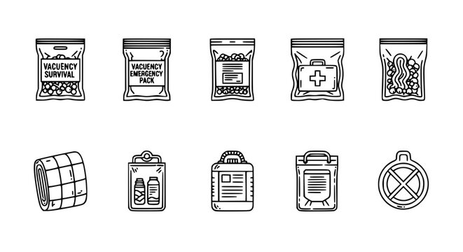 emergency, survival, vacuum, bag, disaster, preparedness, safety, kit, food, rations, firstaid, medical, blanket, thermal, waterproof, storage, gear, rescue, protection, supplies, crisis, outdoor, sur