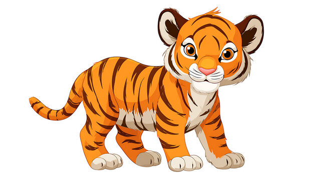 tiger vector illustration isolated