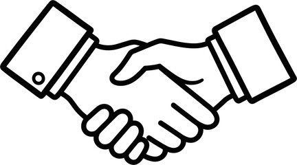 Obraz premium Handshake Between Two Business People.