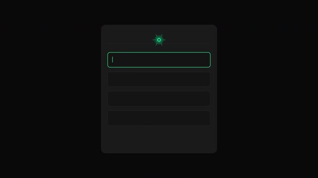 Form Fill Loop Ideal design for a website or app login page. Features modern input field and elements for digital projects. Perfect for login interfaces.