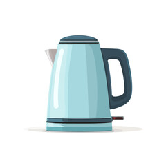 Fototapeta premium Modern Electric Kettle Isolated on Transparent Background