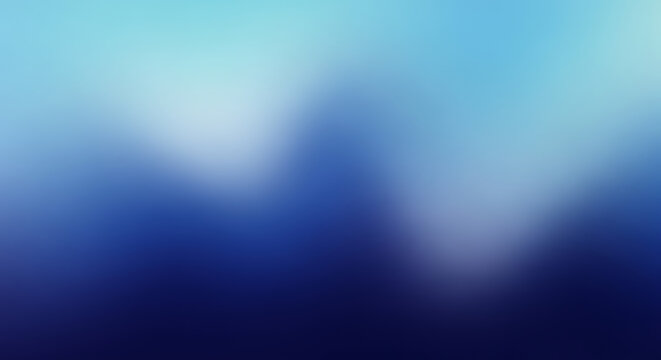Abstract blue bokeh light background with soft glow and blurred texture in dark setting