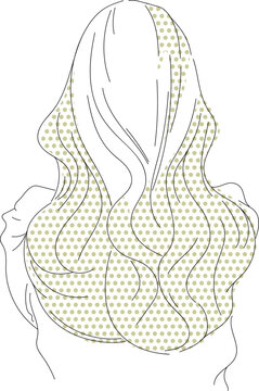 ロングヘアPIXTA