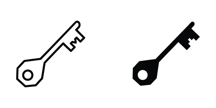 Contrasting visual styles of traditional and modern black and white keys