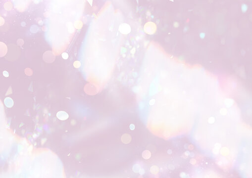 キラキラとプリズムの輝く背景