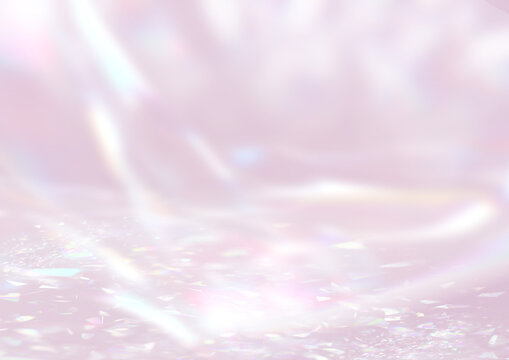 キラキラとプリズムの輝く背景