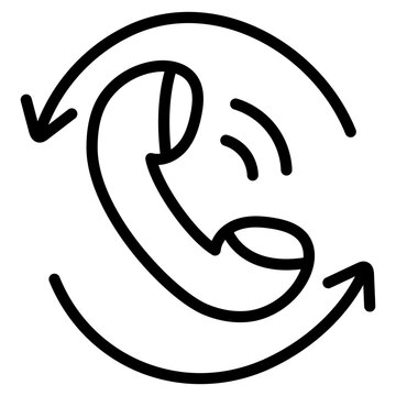 Premium download icon of call diversion 