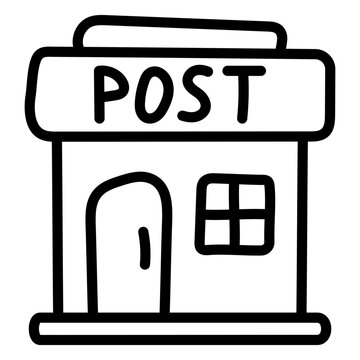 An icon design of post office 