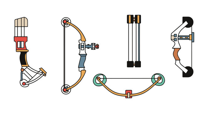 Bow stabilizer Line art vector clean abstract modern