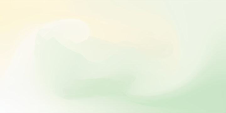 Minimalist soft lime green and pale yellow mesh gradient background with subtle light transitions vector iustration