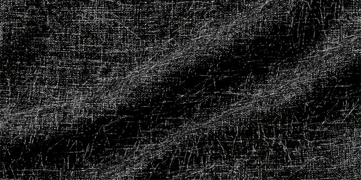 A dark grunge texture backdrop featuring a vintage binary code abstract pattern on a rough black surface for a textured wallpaper design