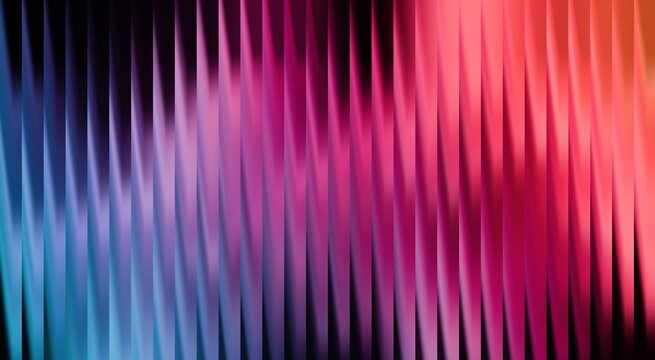 An array of vibrant pink purple and blue led light strips arranged in a flowing pattern creating a dynamic abstract background