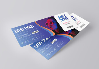 Event Ticket Layout