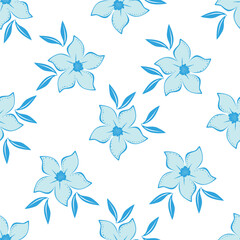 Obraz premium textile design with abstract flower pattern