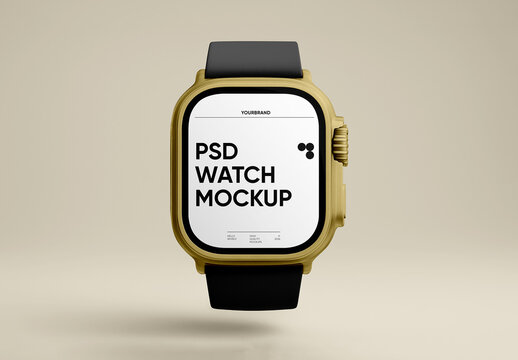 Smartwatch Front View Mockup