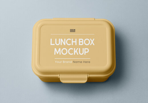 Lunch Box Mockup