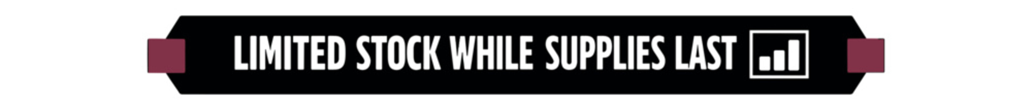 Limited stock badge. limited stock, while supplies last, inventory, low stock, clearance, retail, sale, urgency. flat vector illustration isolated on white background.