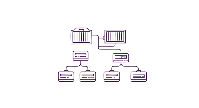 Conceptual illustration of a data processing system with multiple connected components.