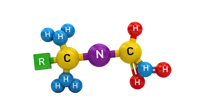 3D molecular model of a Guanidine derivative