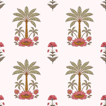 A charming pattern for dress material and kurti