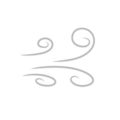 Fototapeta premium Grey Cool Doodle Wind