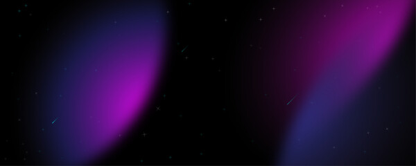 Abstract cosmic galaxy background with neon purple gradient stars and deep space glow © Ahnaf Tahmid