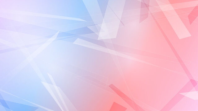 Abstract Geometric Background with Pastel Blue and Pink Gradient and Intersecting Lines for Modern Design and Digital Art Applications