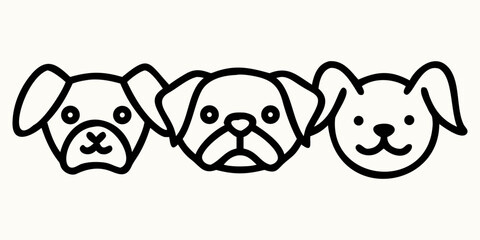 Cute cartoon vector illustration of a panda and dog character with a heart and teddy bear face design for a fun wildlife zoo art drawing. © zixu