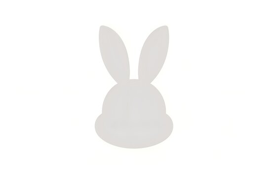 Cute Rabbit Face Illustration