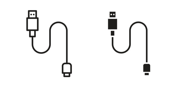 Phone cable icon. modern vector symbols set
