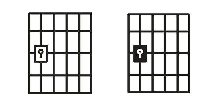 Prison icon. modern vector symbols set