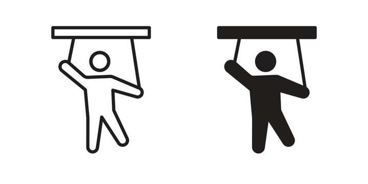Puppet icon. modern vector symbols set