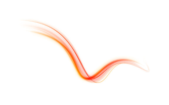 Light trails curve across a transparent PNG field. Motion blur shows speed and energy flow. Bright tones create a modern tech look.