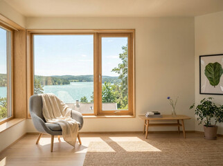 Fototapeta premium Scandinavian Living room