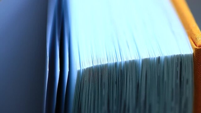 A pile of blue folders sits on a table, perfect for office or study use